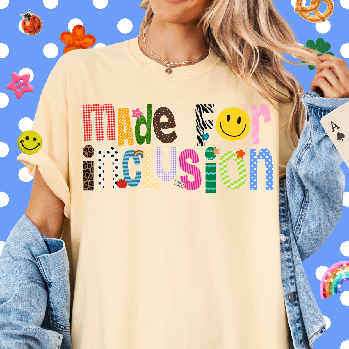 Patterned Made for Inclusion Tee