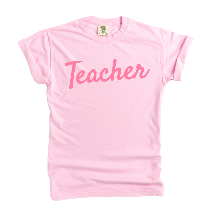 Pink Lover Inspired Teacher Tee