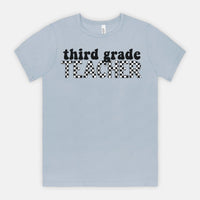 Checkered Third Grade Tee