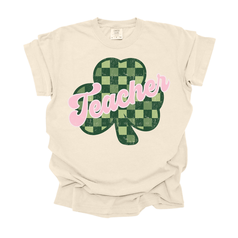 Teacher Shamrock Tee