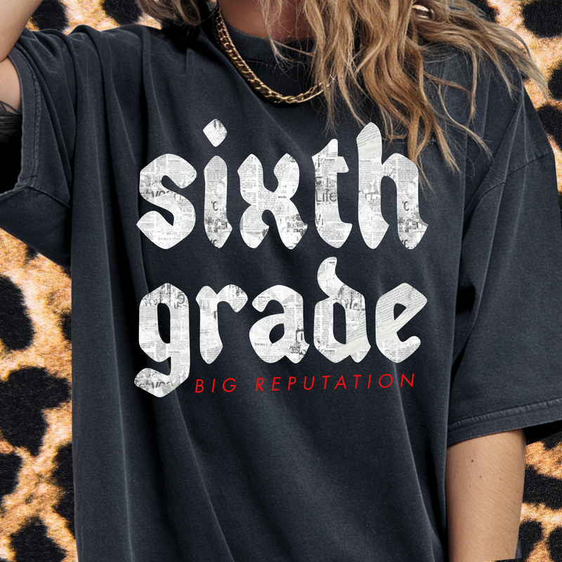 Sixth Grade Rep Tee FRONT ONLY