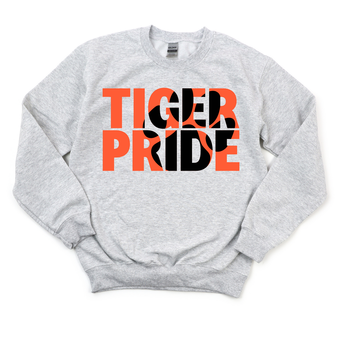 CUSTOM School Pride Colorblock Crewneck Sweatshirt