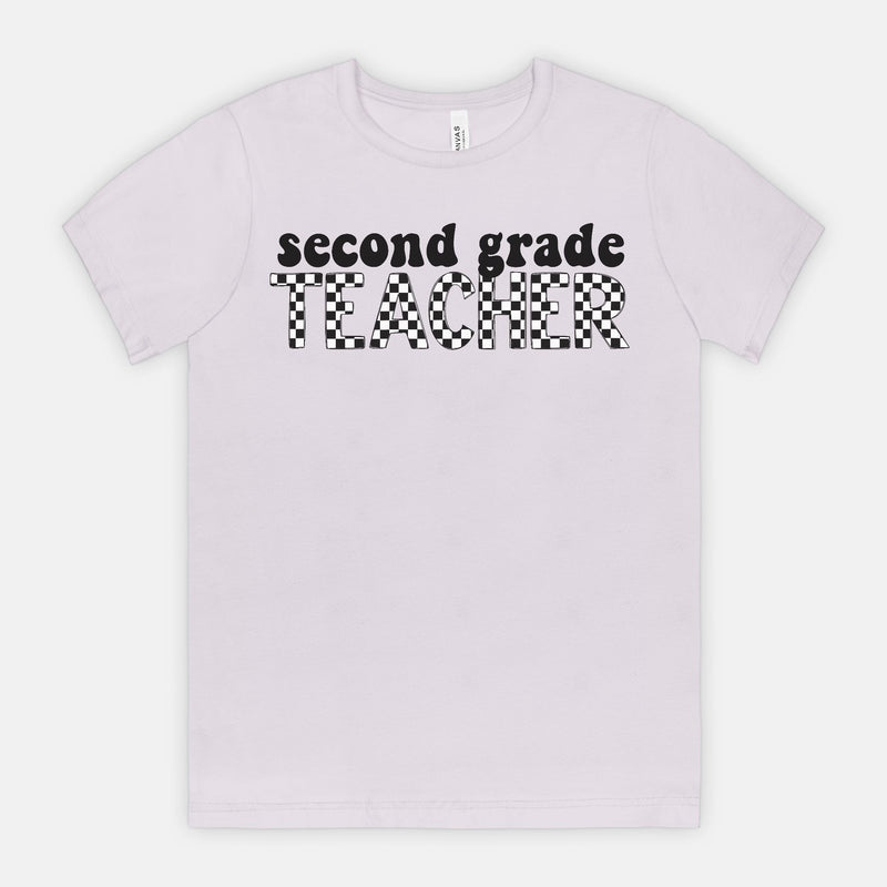 Checkered Second Grade Tee