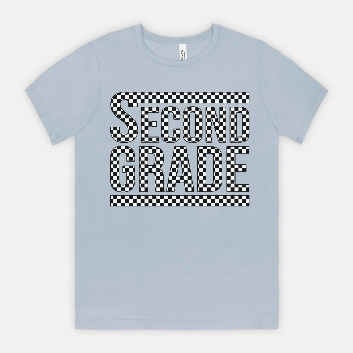 Second Grade Checked Out Tee