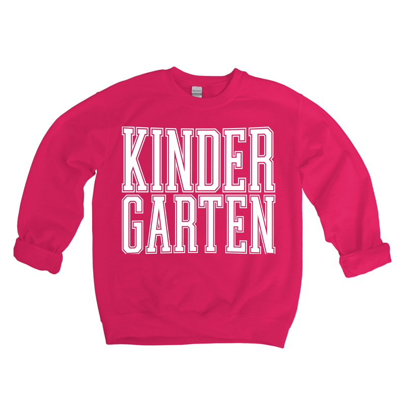 Kindergarten Varsity Crewneck Sweatshirt