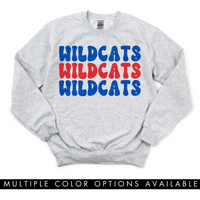 Wildcats on Repeat Crewneck Sweatshirt