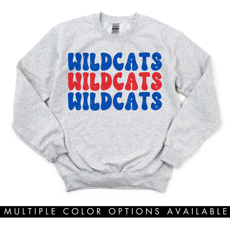 Wildcats on Repeat Crewneck Sweatshirt