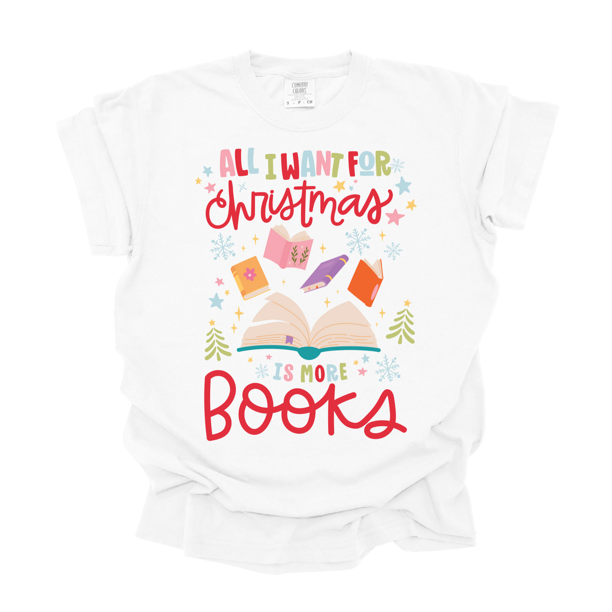 A Bookish Christmas Tee