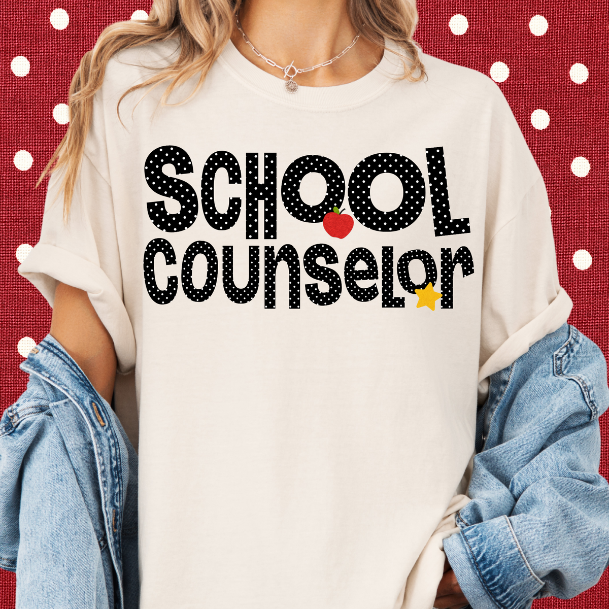 Dotted School Counselor Tee