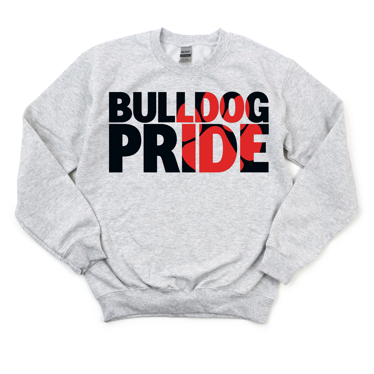 CUSTOM School Pride Colorblock Crewneck Sweatshirt