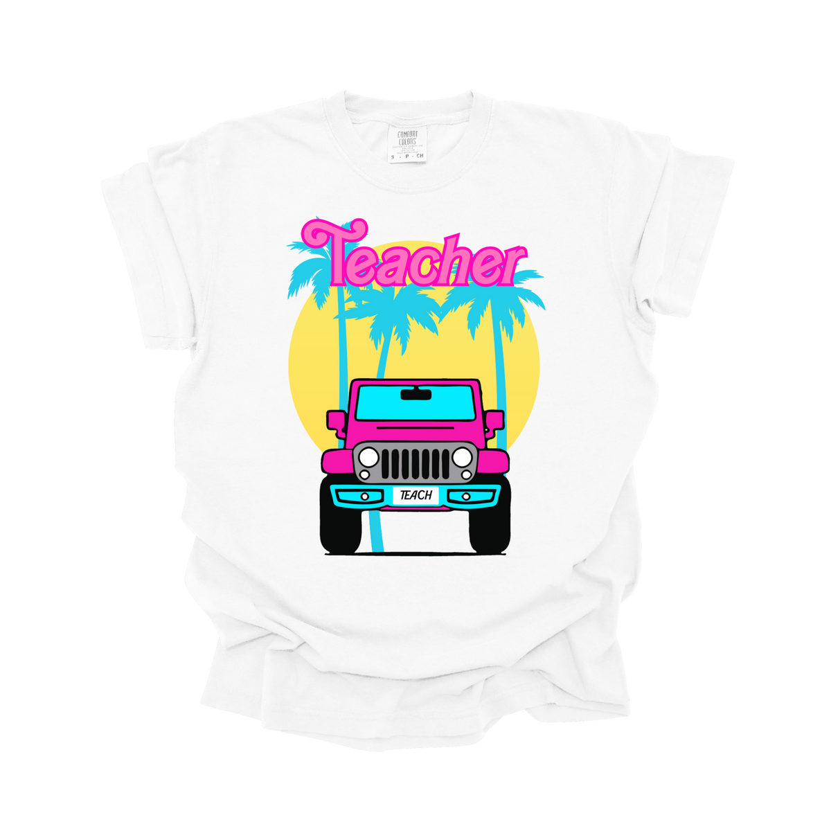 Malibu Teacher Jeep Tee