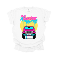 Malibu Teacher Jeep Tee