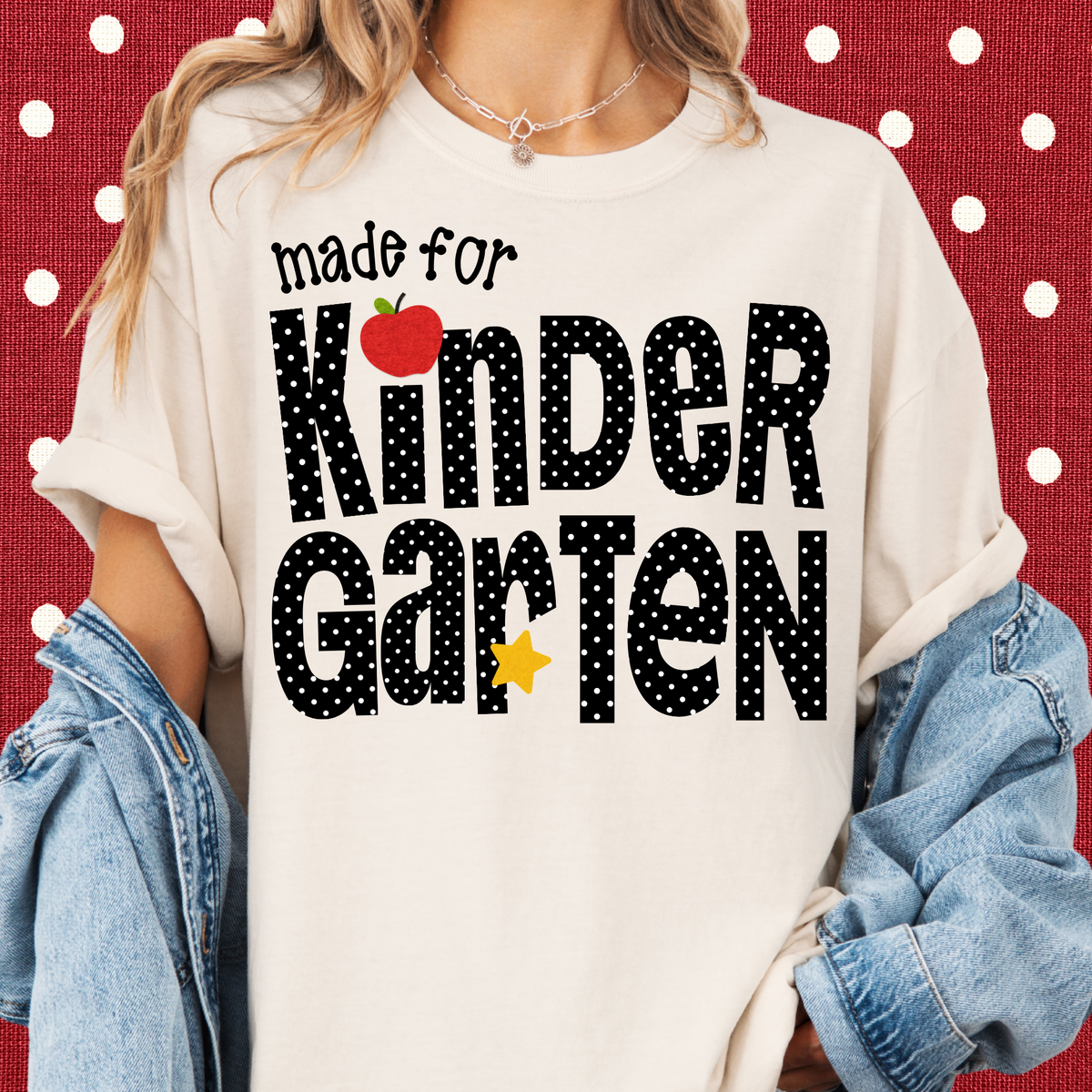 Dotted Made for Kinder Tee