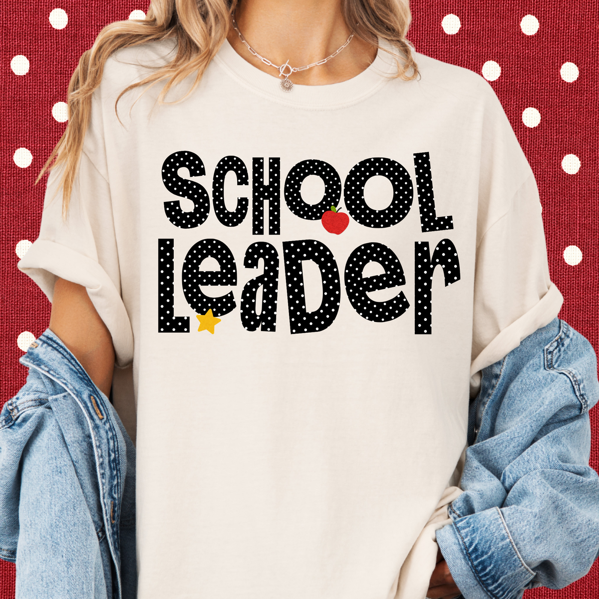 Dotted School Leader Tee
