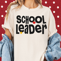 Dotted School Leader Tee