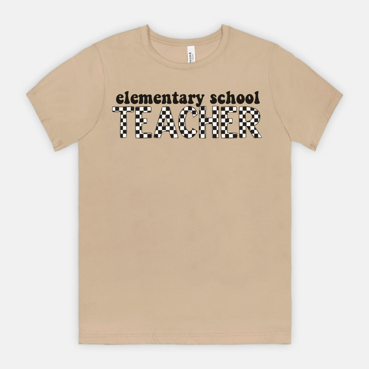 Checkered Elementary Tee
