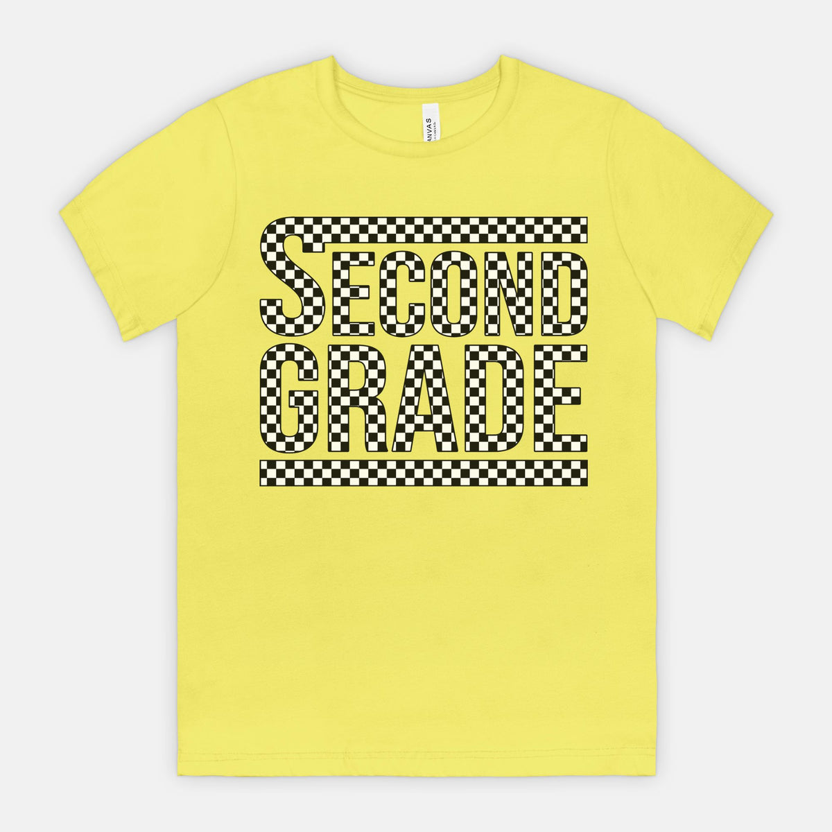 Second Grade Checked Out Tee