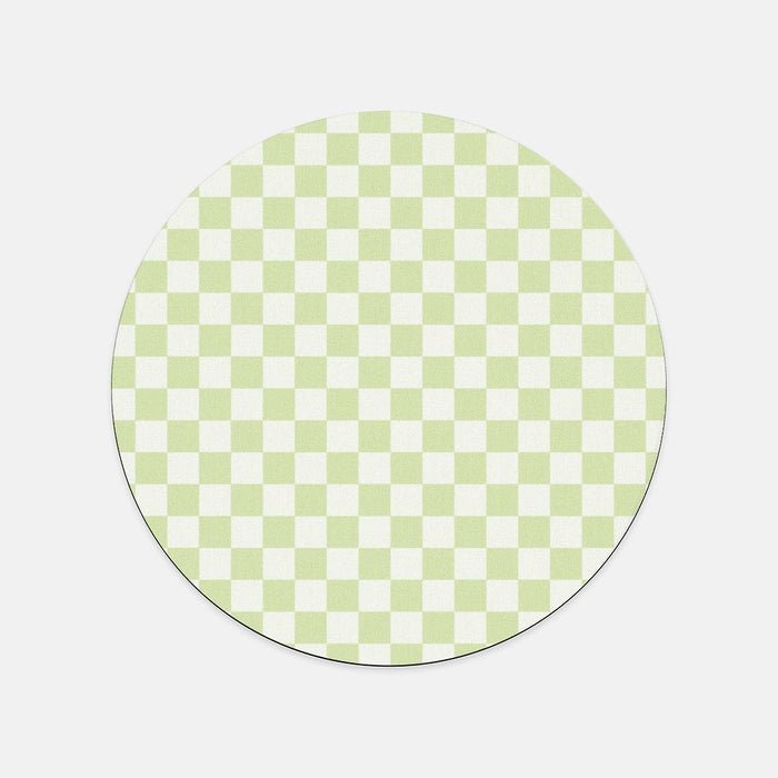 Green Check Mouse Pad