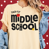 Dotted Made for Middle Tee