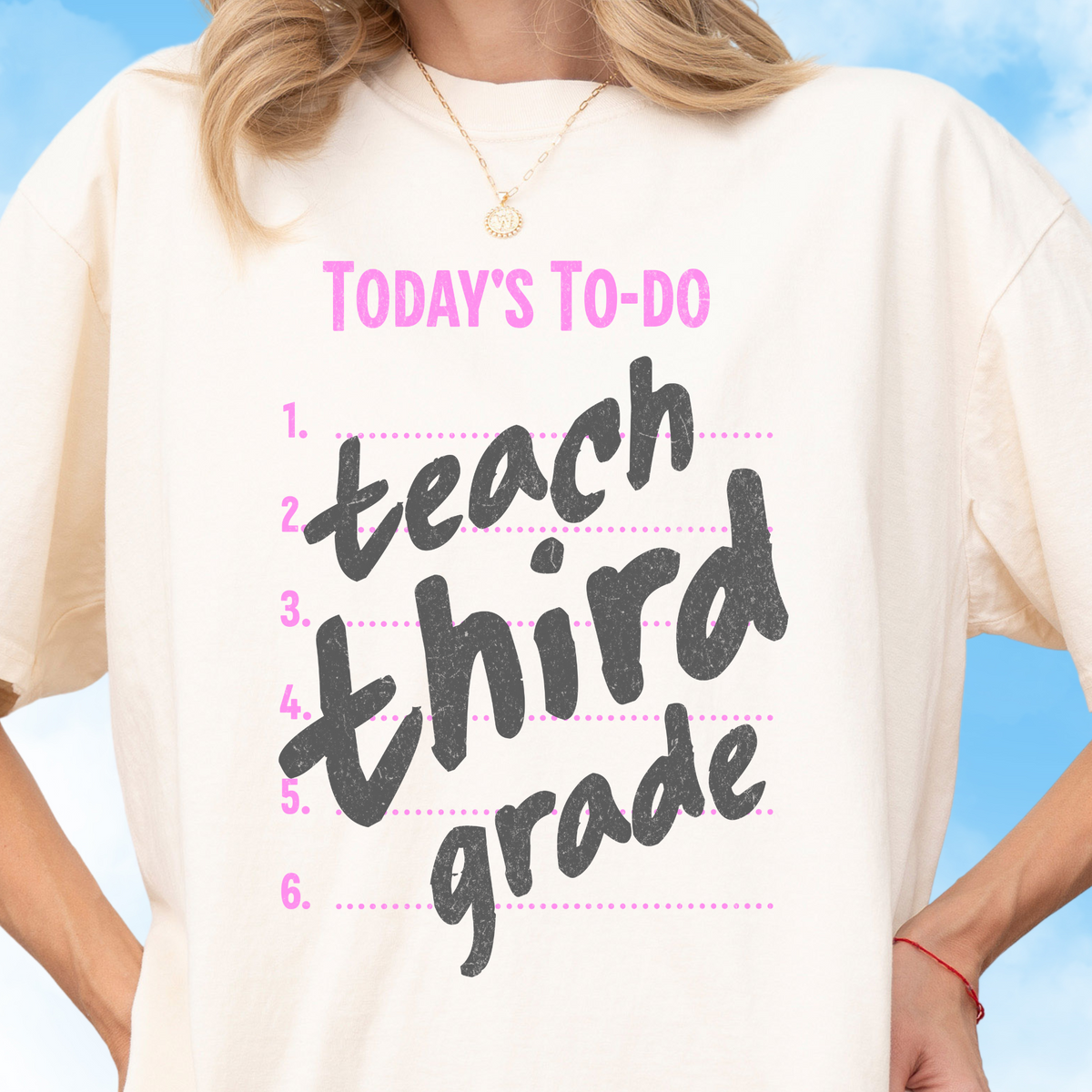 Teach Third Grade Tee