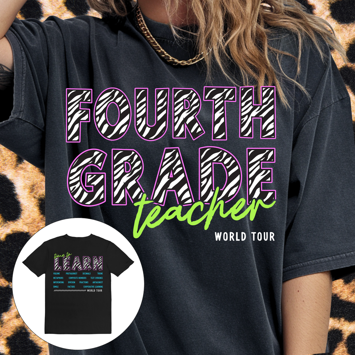 Fourth Grade World Tour Tee