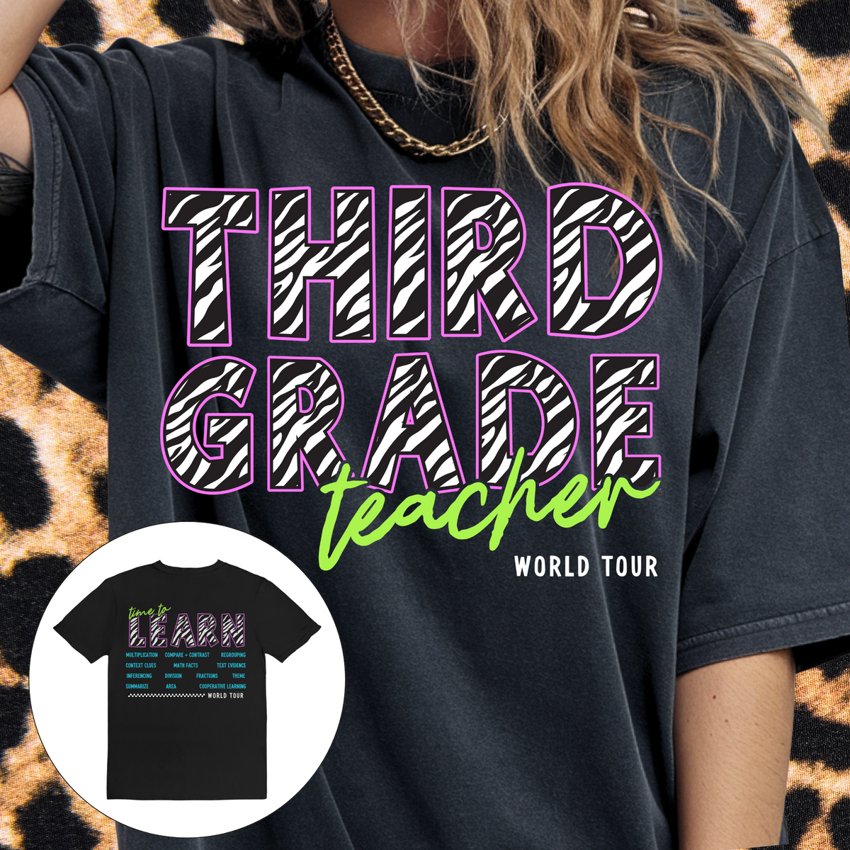 Third Grade World Tour Tee