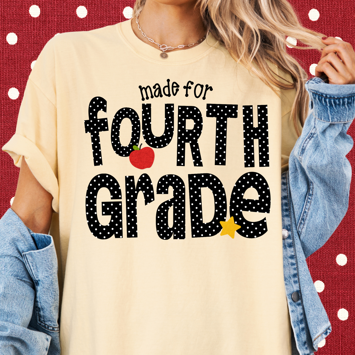 Dotted Made for Fourth Tee