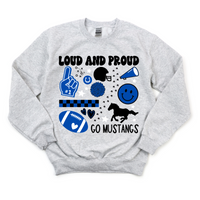 Mustang Loud+Proud Crewneck Sweatshirt