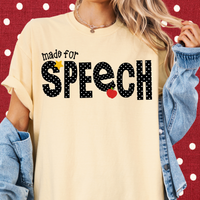 Dotted Made for Speech Tee