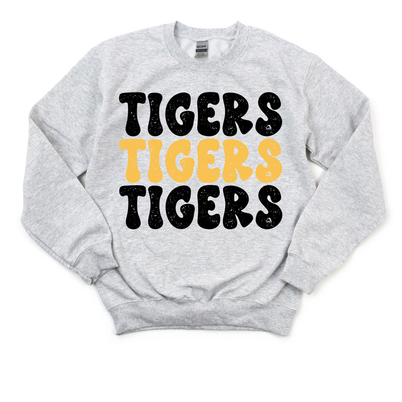 Tigers on Repeat Crewneck Sweatshirt