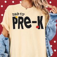 Dotted Made for Pre-K Tee