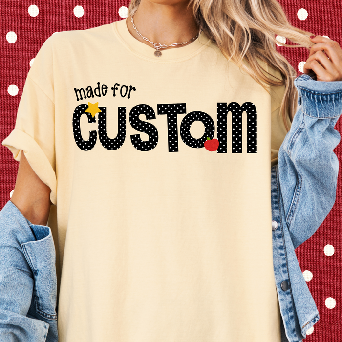 CUSTOM Dotted Tee