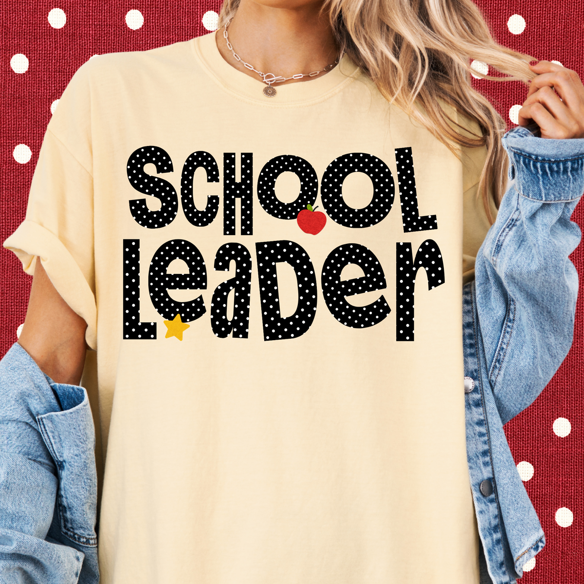 Dotted School Leader Tee