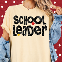 Dotted School Leader Tee