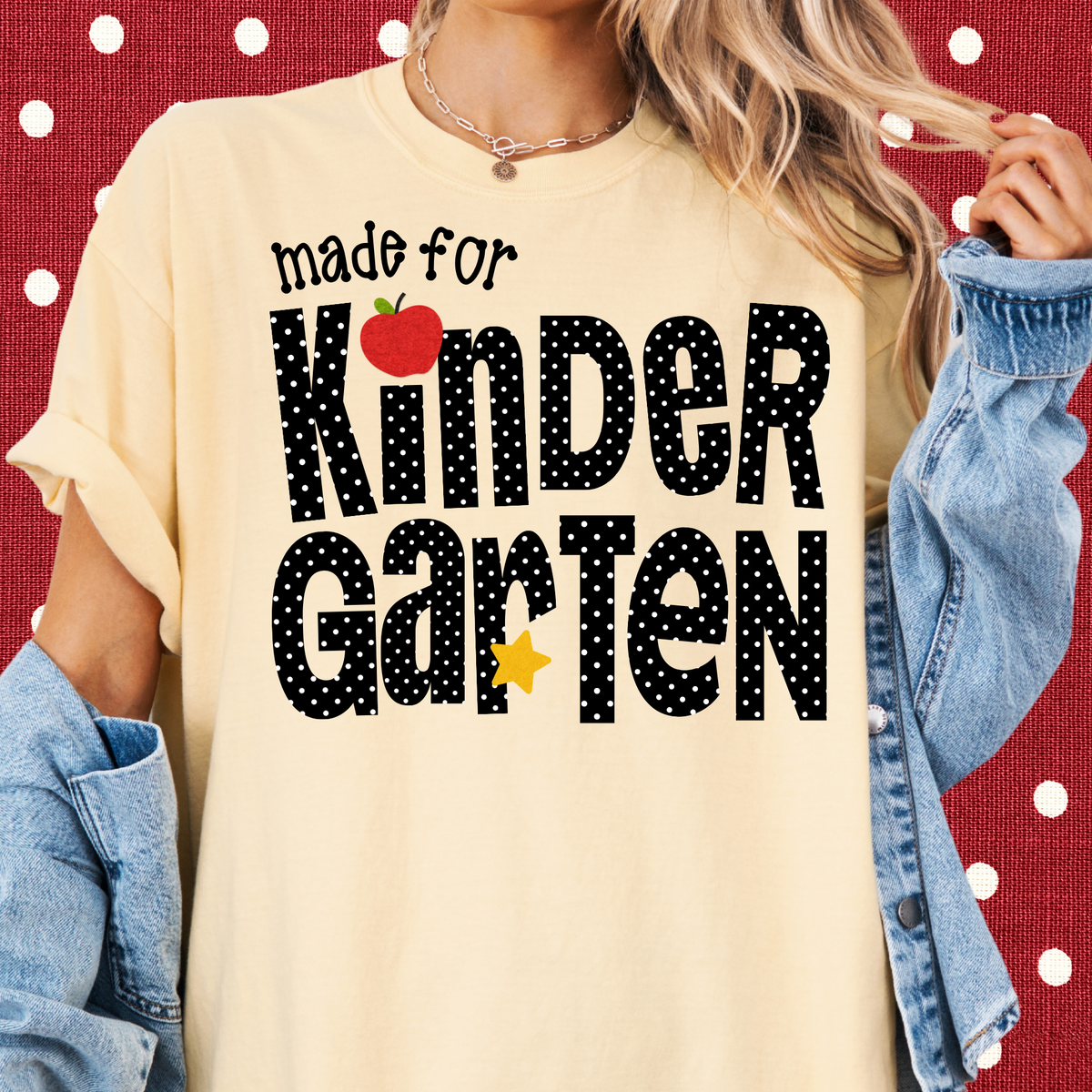 Dotted Made for Kinder Tee