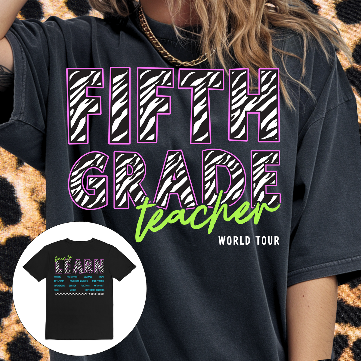 Fifth Grade World Tour Tee