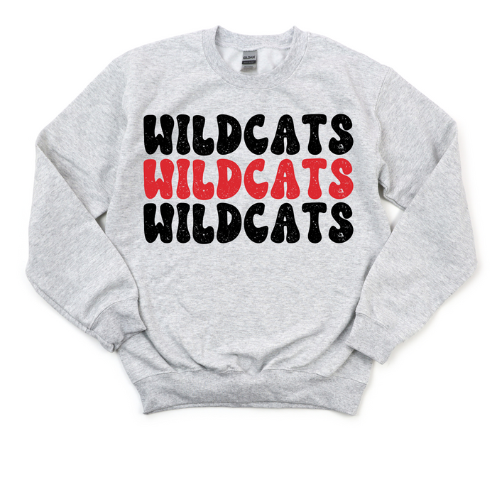 Wildcats on Repeat Crewneck Sweatshirt