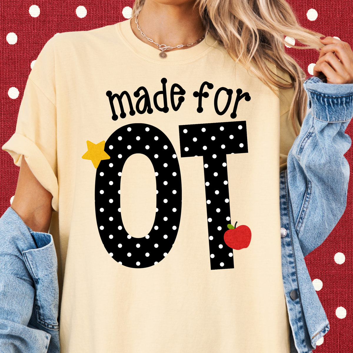 Dotted Made for OT Tee