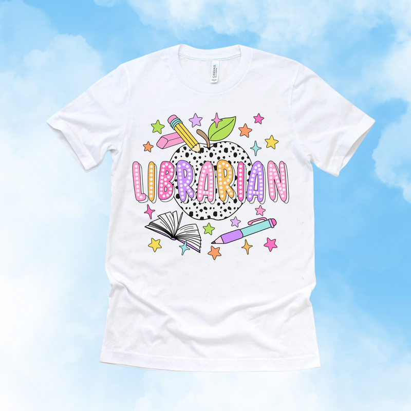 Bright + Spotty Librarian Tee