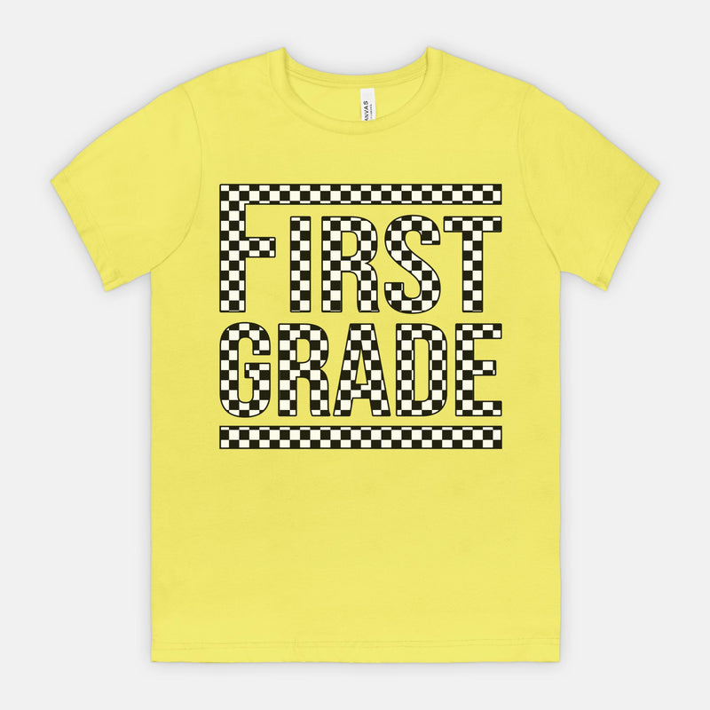 First Grade Checked Out