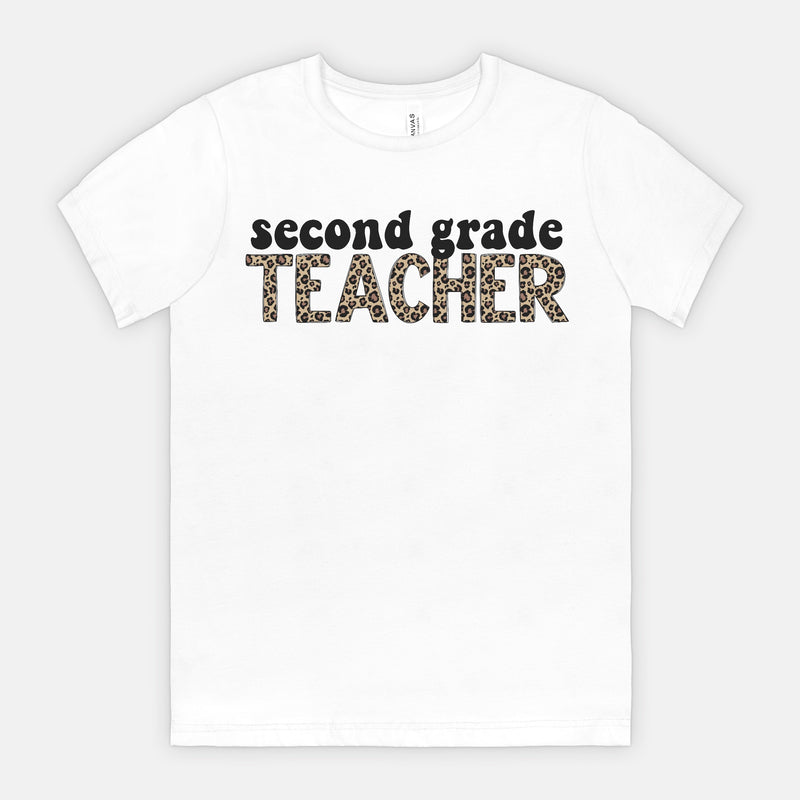 Second Grade Leopard Tee