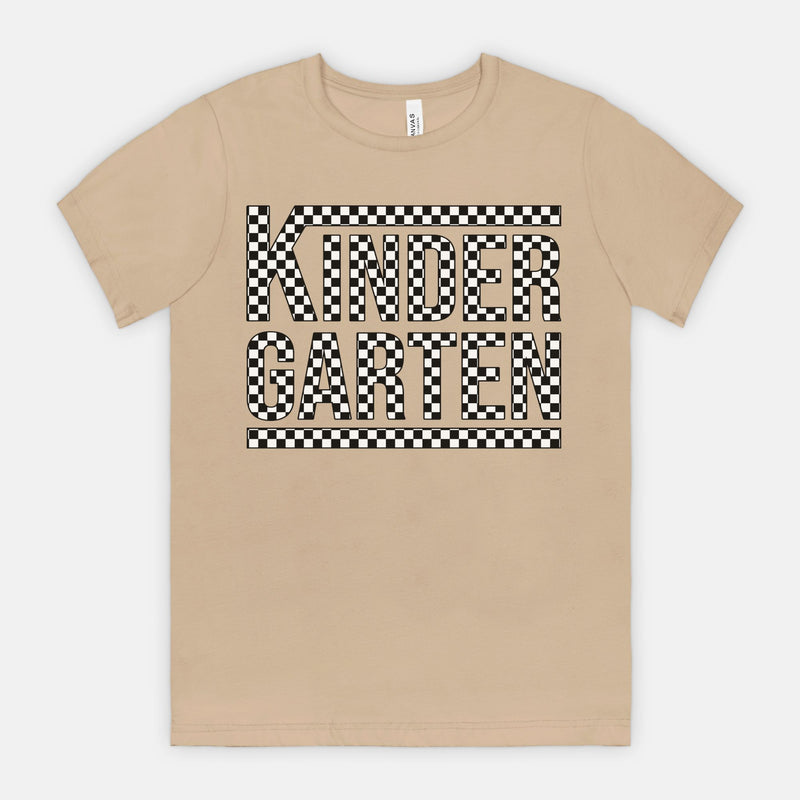 Kindergarten Checked Out Tee