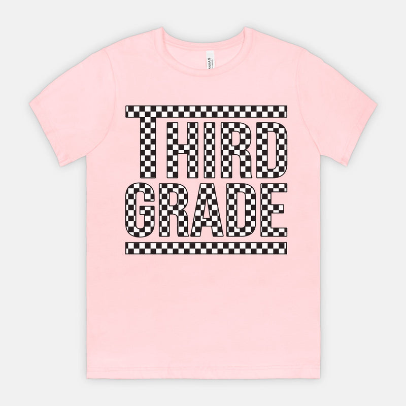 Third Grade Checked Out Tee