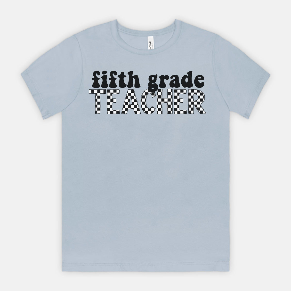 Checkered Fifth Grade Tee