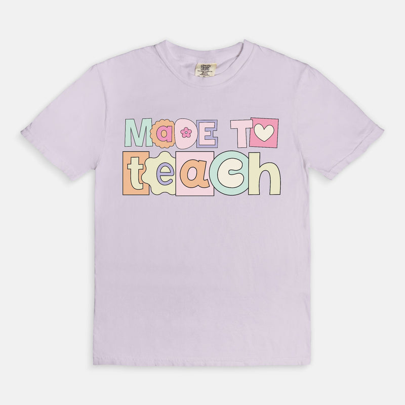 Made to Teach Collage Tee