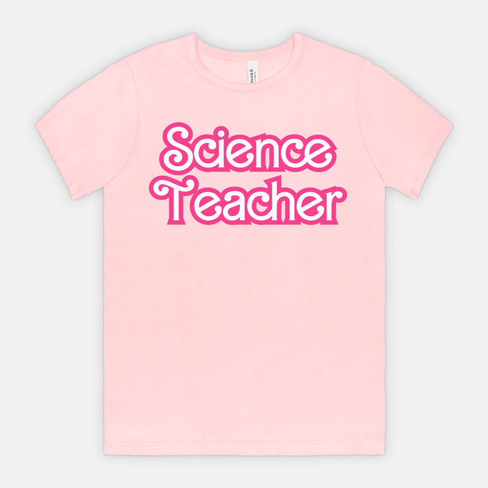 Science Teacher Retro Barb Tee