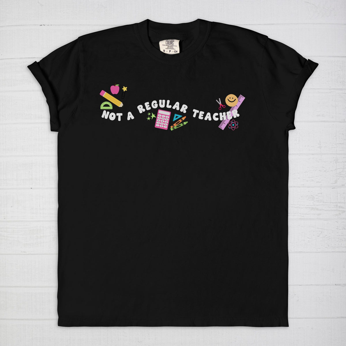 Dark Not A Regular Teacher Tee