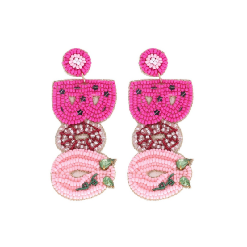 Pink BOO Earrings