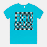 Fifth Grade Checked Out Tee