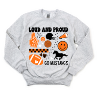 Mustang Loud+Proud Crewneck Sweatshirt